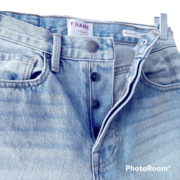 NWOT Frame Denim Rigid Re-ReLease Le Original Skinny Light-Wash Blue Jeans 26 Sm - Picture 9 of 16